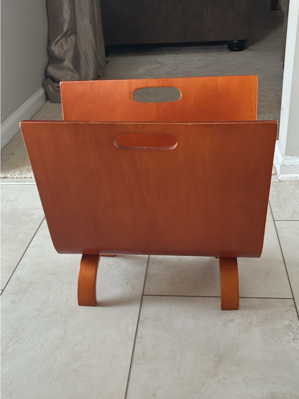 Vintage Mid Century Modern Magazine Stand